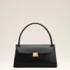 Sac Mimi en cuir de vache noir