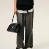 Sac Mimi en cuir de vache noir
