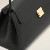 Sac Mimi en cuir de vache noir