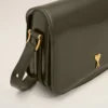 Sac Paris Paris en cuir de vachette vert