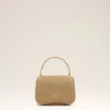 Sac Paris Paris à poignées en cuir de vachette jaune