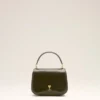 Sac Paris Paris à poignées en cuir de vachette vert