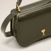 Sac Paris Paris à poignées en cuir de vachette vert