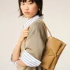Sac Voulez-Vous en cuir de vachette jaune