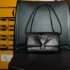 Sac Voulez-Vous en cuir de vachette noir