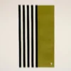Serviette Ami de Coeur en coton bicolore vert