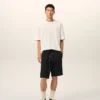 Short Ami de Coeur en coton noir