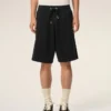 Short Ami de Coeur en coton noir