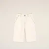 Short ample en coton blanc