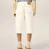 Short ample en coton blanc