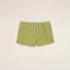 Short de bain en nylon vert