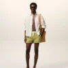 Short de bain en nylon vert