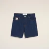 Short en coton bleu avec étiquette Ami Paris Heritage