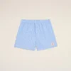 Short à rayures bleues en coton