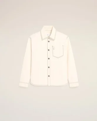 Surchemise Ami de Coeur en coton blanc