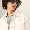 Surchemise Ami de Coeur en coton blanc