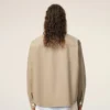 Surchemise Ami de Coeur en coton tricoté beige