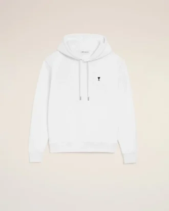 Sweat Ami de Coeur Hoodie en coton blanc