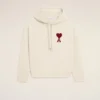 Sweat Ami de Coeur Hoodie en coton blanc