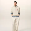 Sweat Ami de Coeur Hoodie en coton blanc