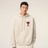 Sweat Ami de Coeur Hoodie en coton blanc