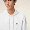 Sweat Ami de Coeur Hoodie en coton blanc