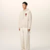 Sweat Ami de Coeur Hoodie en coton blanc