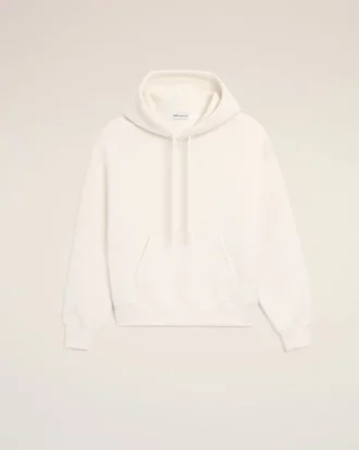 Sweat Ami de Coeur Hoodie en coton blanc gaufré