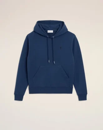 Sweat Ami de Coeur Hoodie en coton bleu