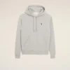 Sweat Ami de Coeur Hoodie en coton gris contrasté