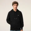 Sweat Ami de Coeur Hoodie en coton noir