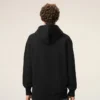 Sweat Ami de Coeur Hoodie en coton noir