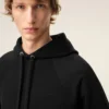 Sweat Ami de Coeur Hoodie noir en coton avec motif Ami de Coeur en relief