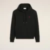Sweat à capuche noir Red Ami de Coeur Hoodie