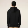 Sweat à capuche zippé Ami de Coeur en coton noir
