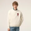 Sweat-shirt Ami de Coeur en coton blanc