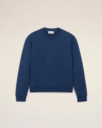 Sweat-shirt Ami de Coeur en coton bleu