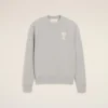 Sweat-shirt Ami de Coeur en coton gris