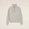 Sweat-shirt Ami de Coeur en coton gris