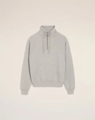 Sweat-shirt Ami de Coeur en coton gris