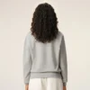 Sweat-shirt Ami de Coeur en coton gris