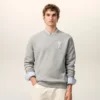 Sweat-shirt Ami de Coeur en coton gris