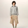 Sweat-shirt Ami de Coeur en coton gris
