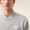 Sweat-shirt Ami de Coeur en coton gris