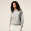 Sweat-shirt Ami de Coeur en coton gris