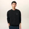 Sweat-shirt Ami de Coeur en coton noir