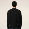 Sweat-shirt Ami de Coeur en coton noir