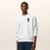 Sweat-shirt Ami de Coeur en coton tricoté blanc