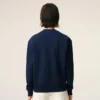 Sweat-shirt bleu en coton Red Ami de Coeur
