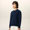 Sweat-shirt bleu en coton Red Ami de Coeur
